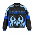 Sugarhill 'Alchemy' Racer Jacket- Black/Blue