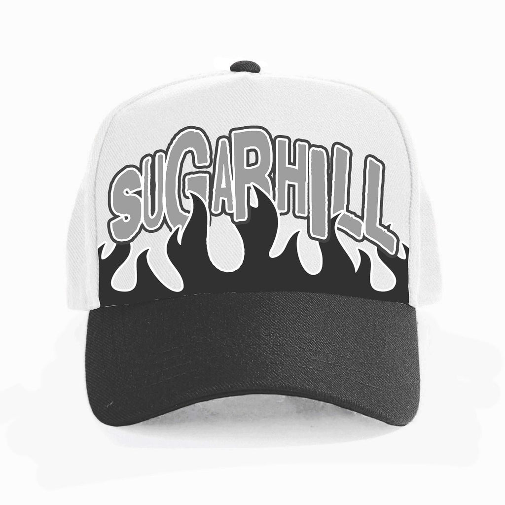 Sugarhill 'Hotbox' Strapback Hat(White/Black)