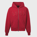 Lost Washed Red Patch Zip Up