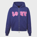Lost Navy/Pink Patch Zip Up
