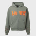 Lost Green/Orange Patch Zip Up