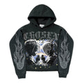 3Forty Rhinestone Chosen Hoodie- Blk