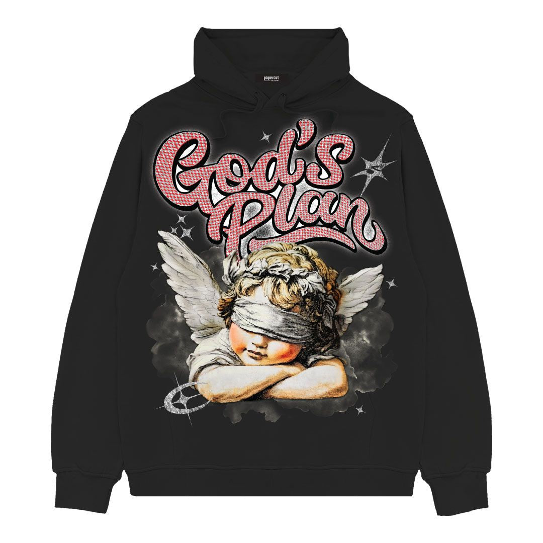 3Forty God’s Plan Hoodie- Blk