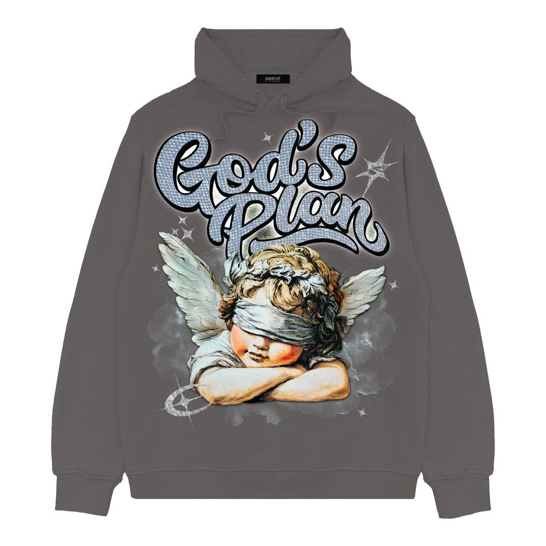 3Forty God’s Plan Hoodie- Charcoal