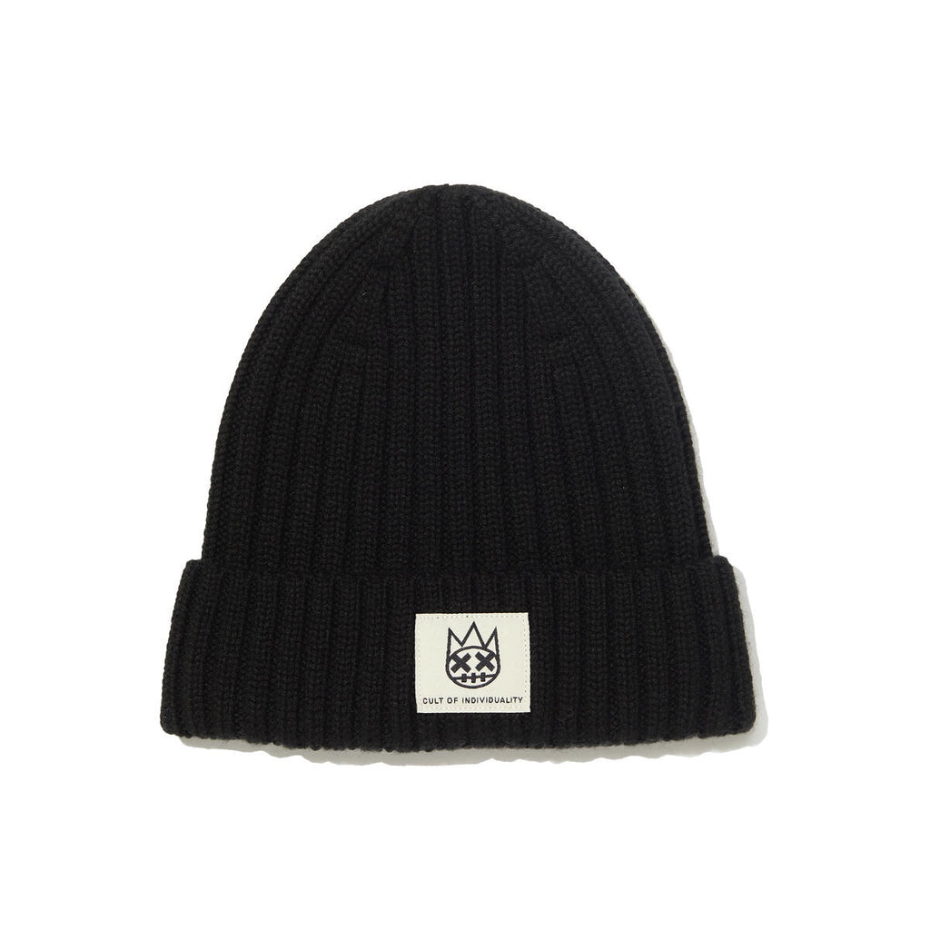 Cult Shimuchan Logo Knit Hat- Black