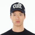 Cult Crystal Script Logo Hat- Black