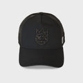 Cult Crystal Logo Mesh Back Trucker Hat- Black
