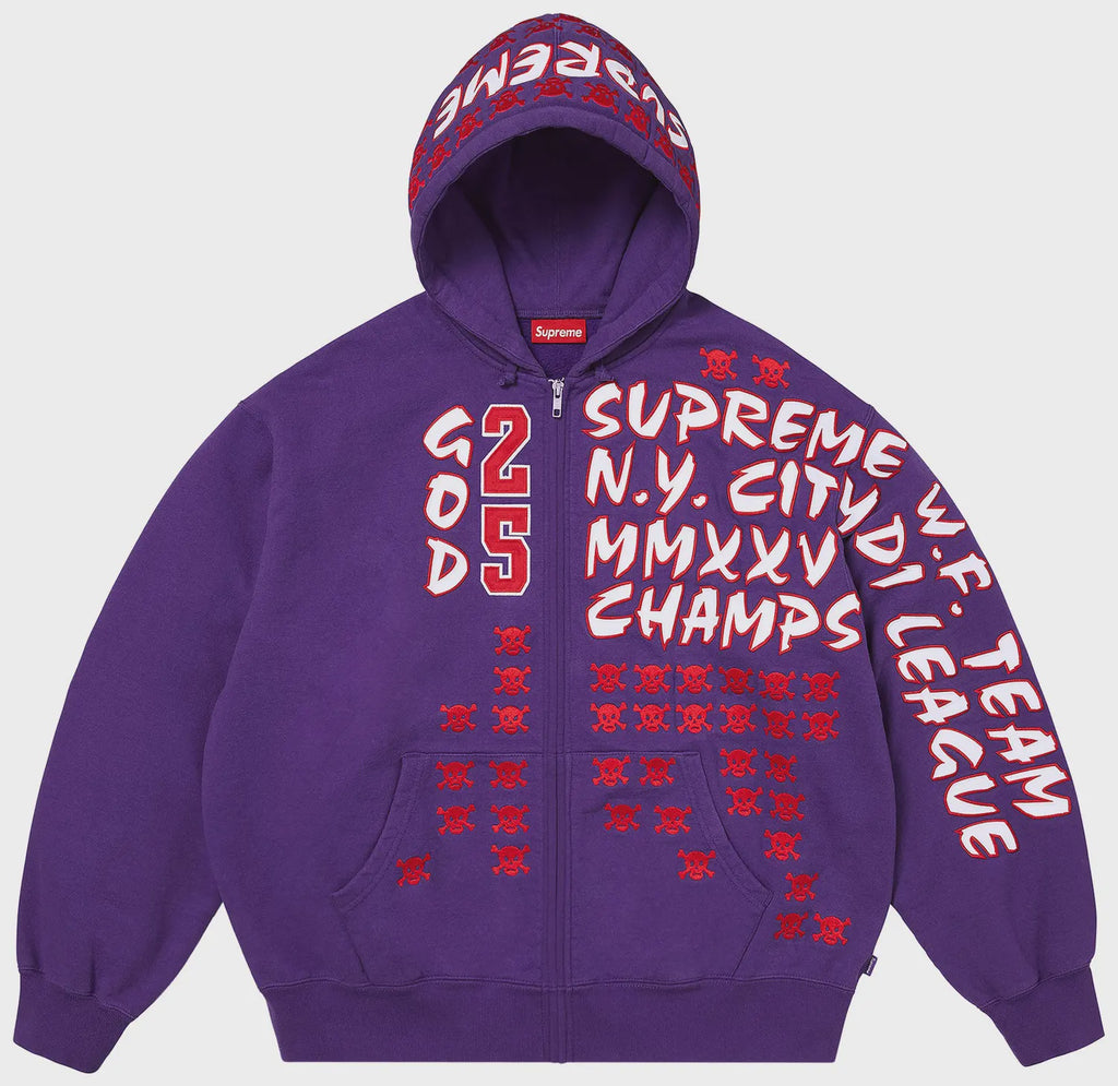 Supreme League Champs Zip Up- Purple