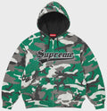 Supreme Quilted Zip Up- Green Camo
