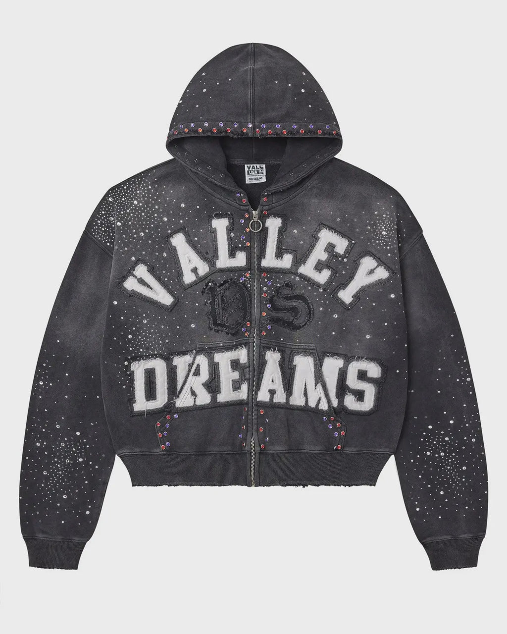 Vale Forever ’Classico’  Zip Up- Black