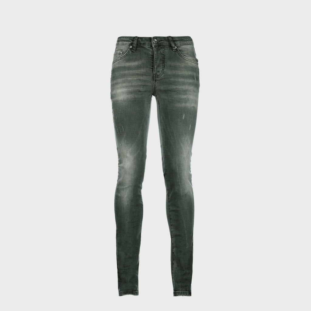 7TH HVN Cortland Cort Skinny Jeans-Green