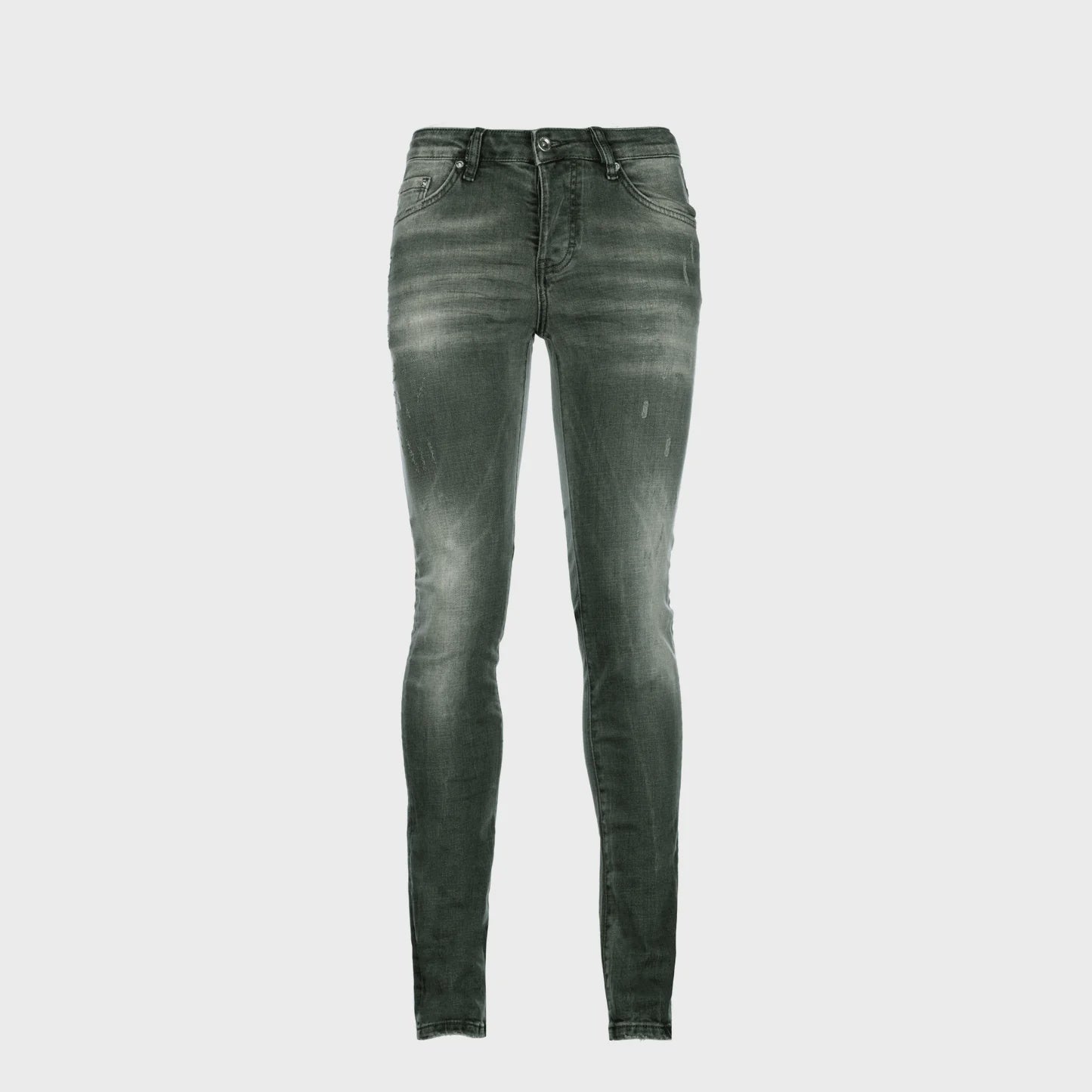 7TH HVN Cortland Cort Skinny Jeans-Green