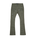 Gunzinii Stacked Jeans- Olive