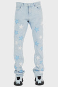 Focus ‘Texas Star’ Stacked Denim- Light Blue