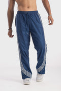 Kindred Nylon Stripe Relax Pants- Navy