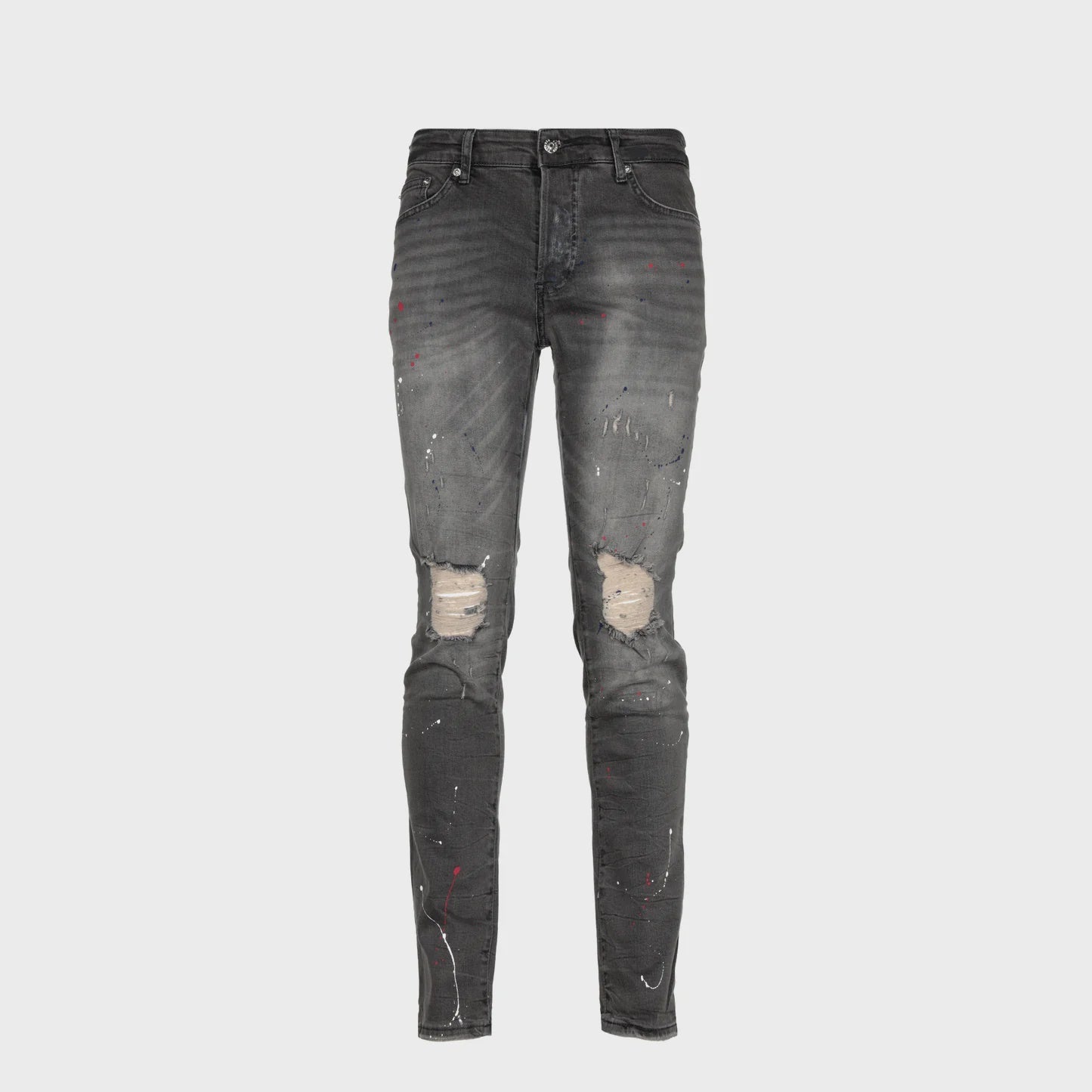 7TH HVN Galaxy Skinny Jeans- Grey
