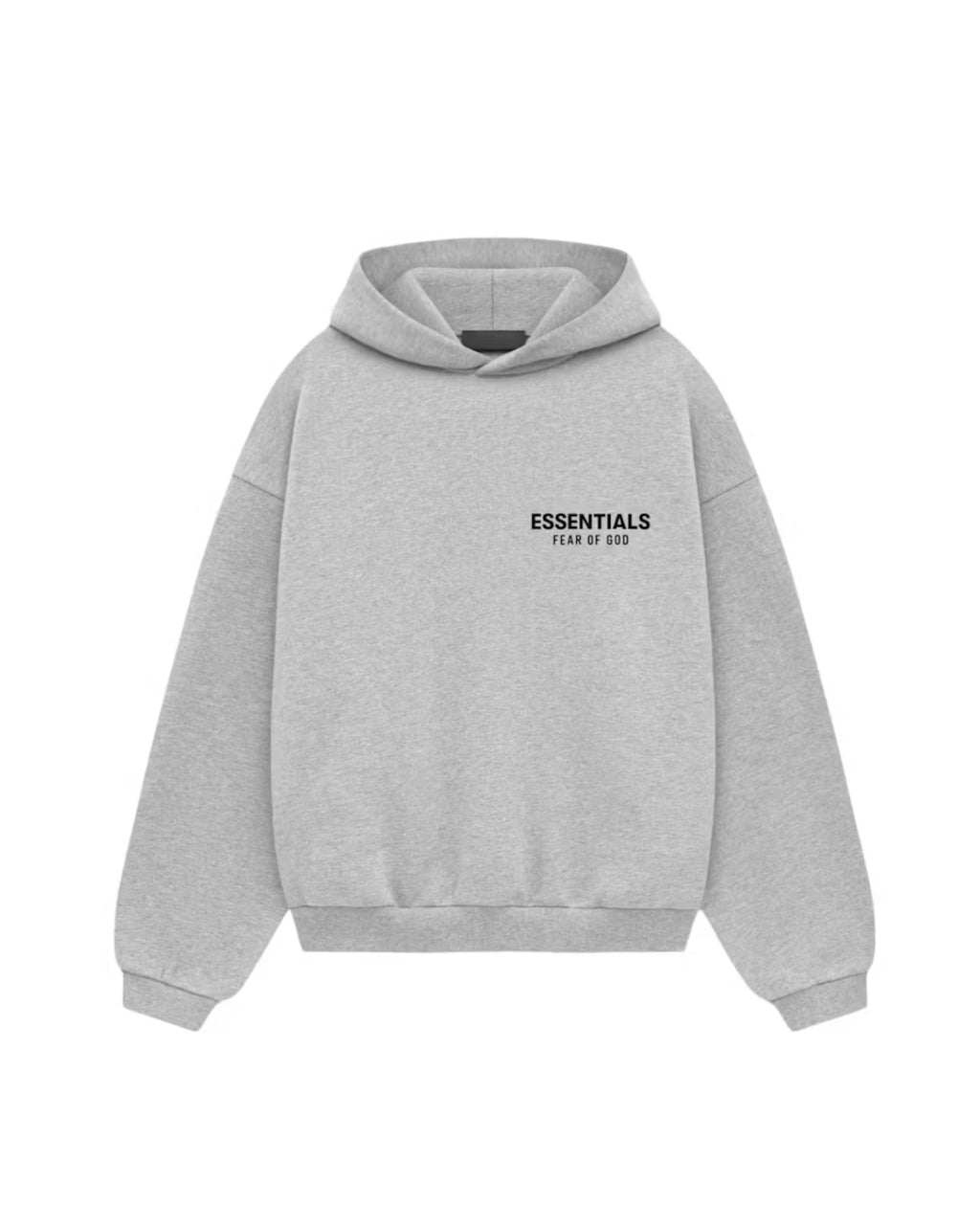 Fear Of God Essentials Hoodie- Light Heather Grey
