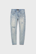 PURPLE P001- LIA Skinny Jeans- Lt Indigo