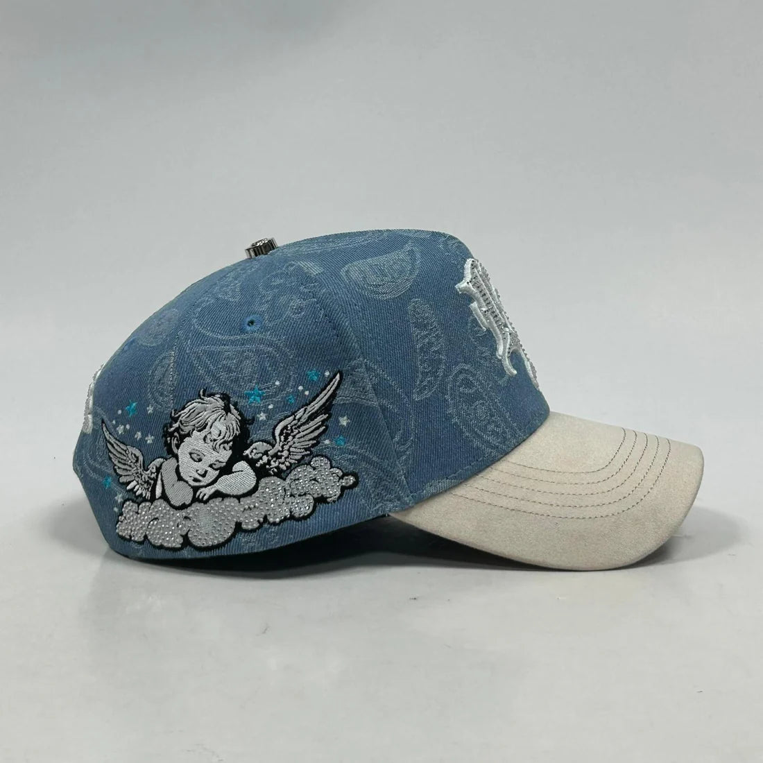 Caps'Fans 'LA Angels' Hat- Beige/Blue
