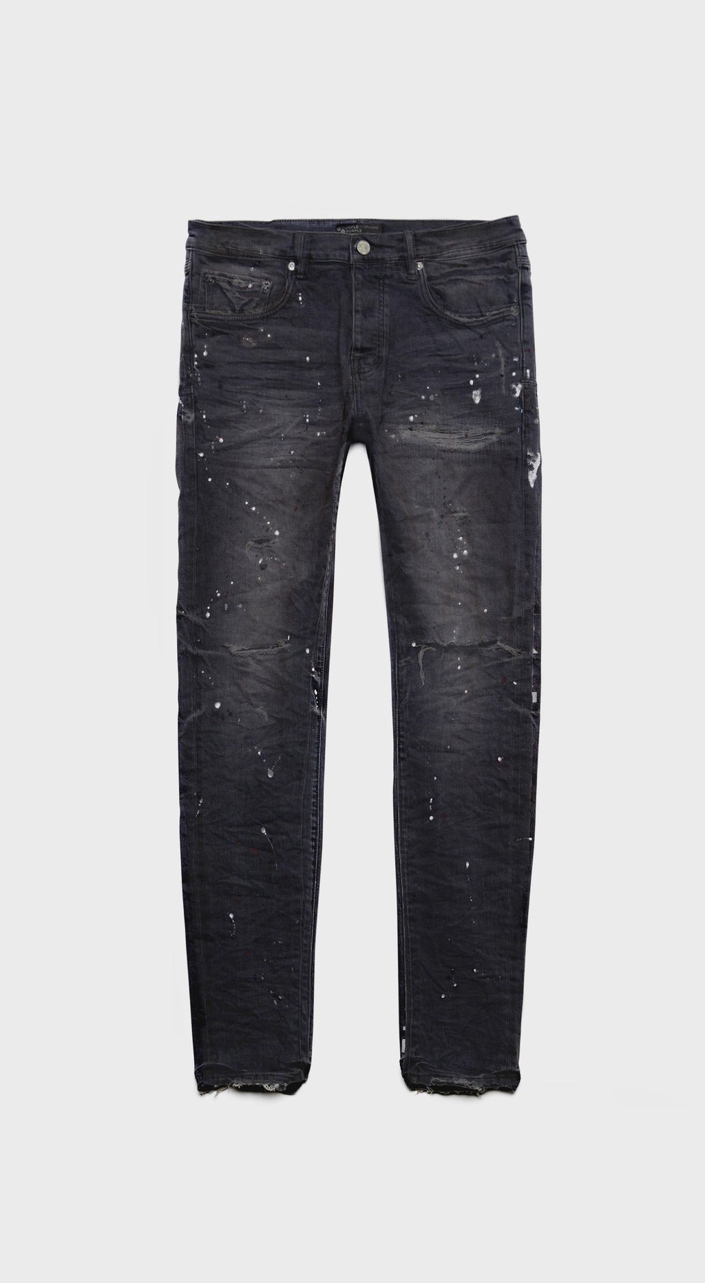 PURPLE P001-CRPR524 Skinny Jeans- Black