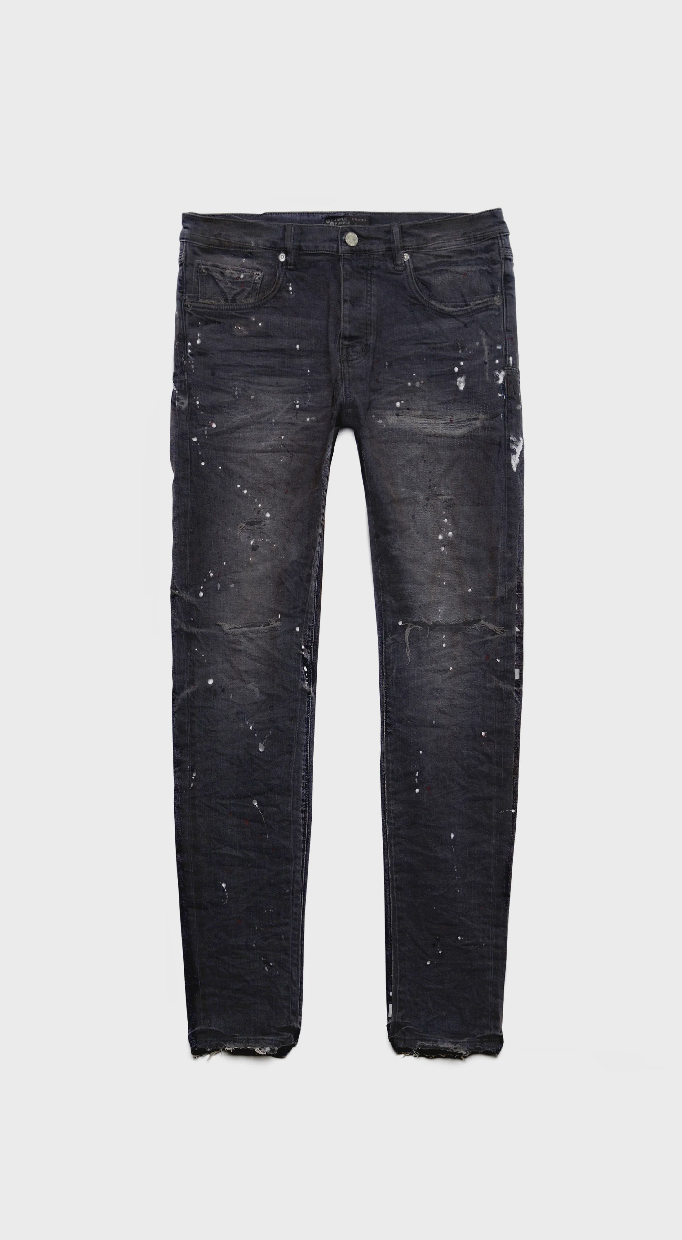 PURPLE P001-CRPR524 Skinny Jeans- Black