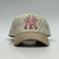 Caps'Fans 'NY Crystal' Hat- Beige/Pink