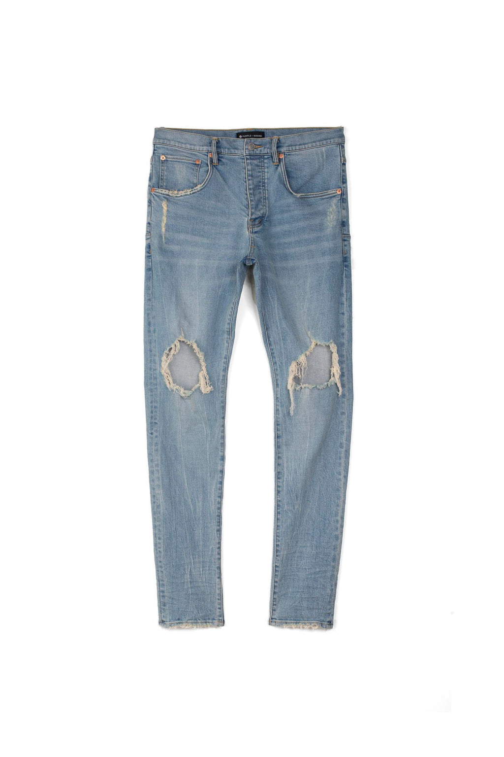 PURPLE P002-LIB Slim Jeans- Lt Indigo