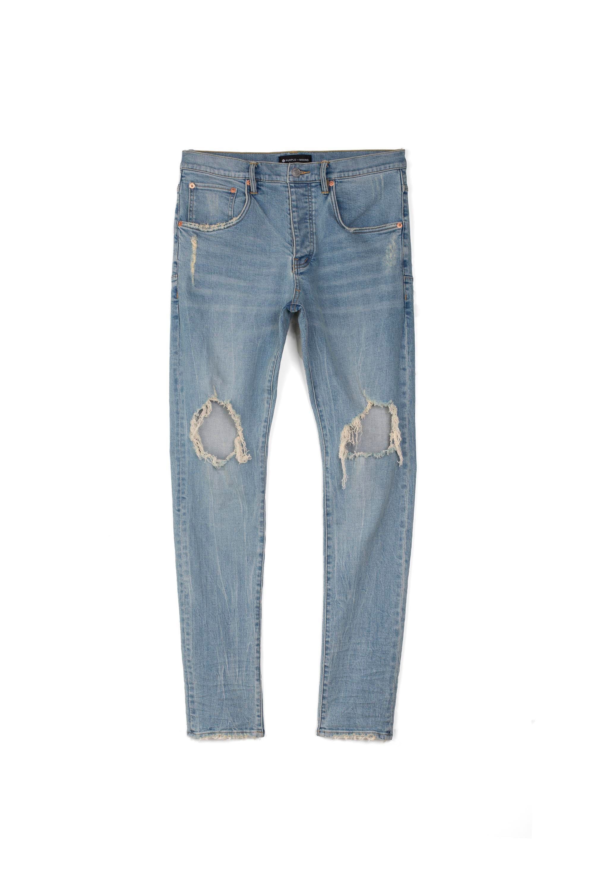 PURPLE P002-LIB Slim Jeans- Lt Indigo