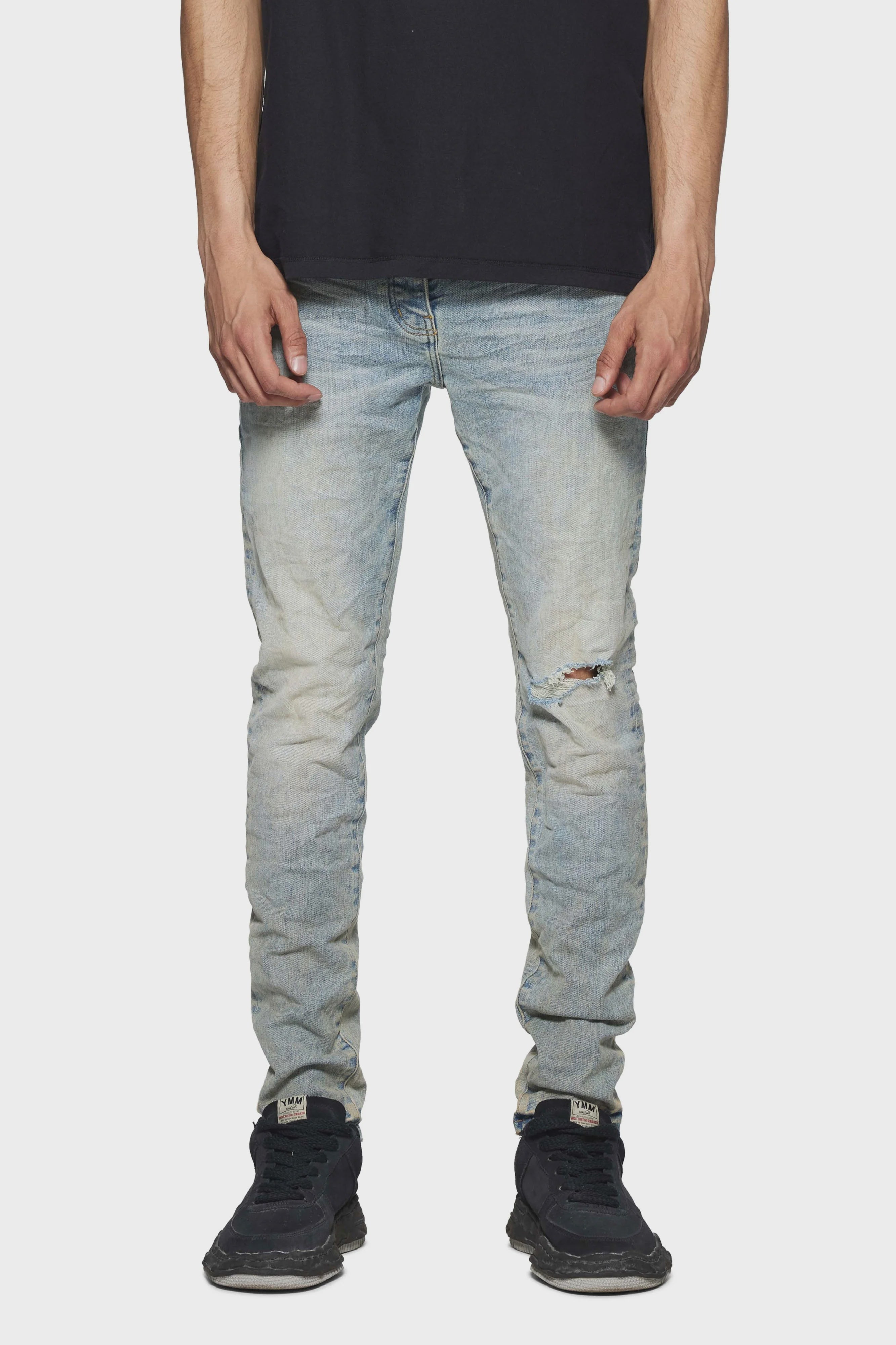 PURPLE P002-VSBL825 Slim Jeans- Lt Indigo