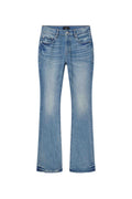 PURPLE P004-FFWL425 Flare Jeans- Lt Indigo