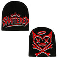 SHATTERED Heads Beanie- Black/Red