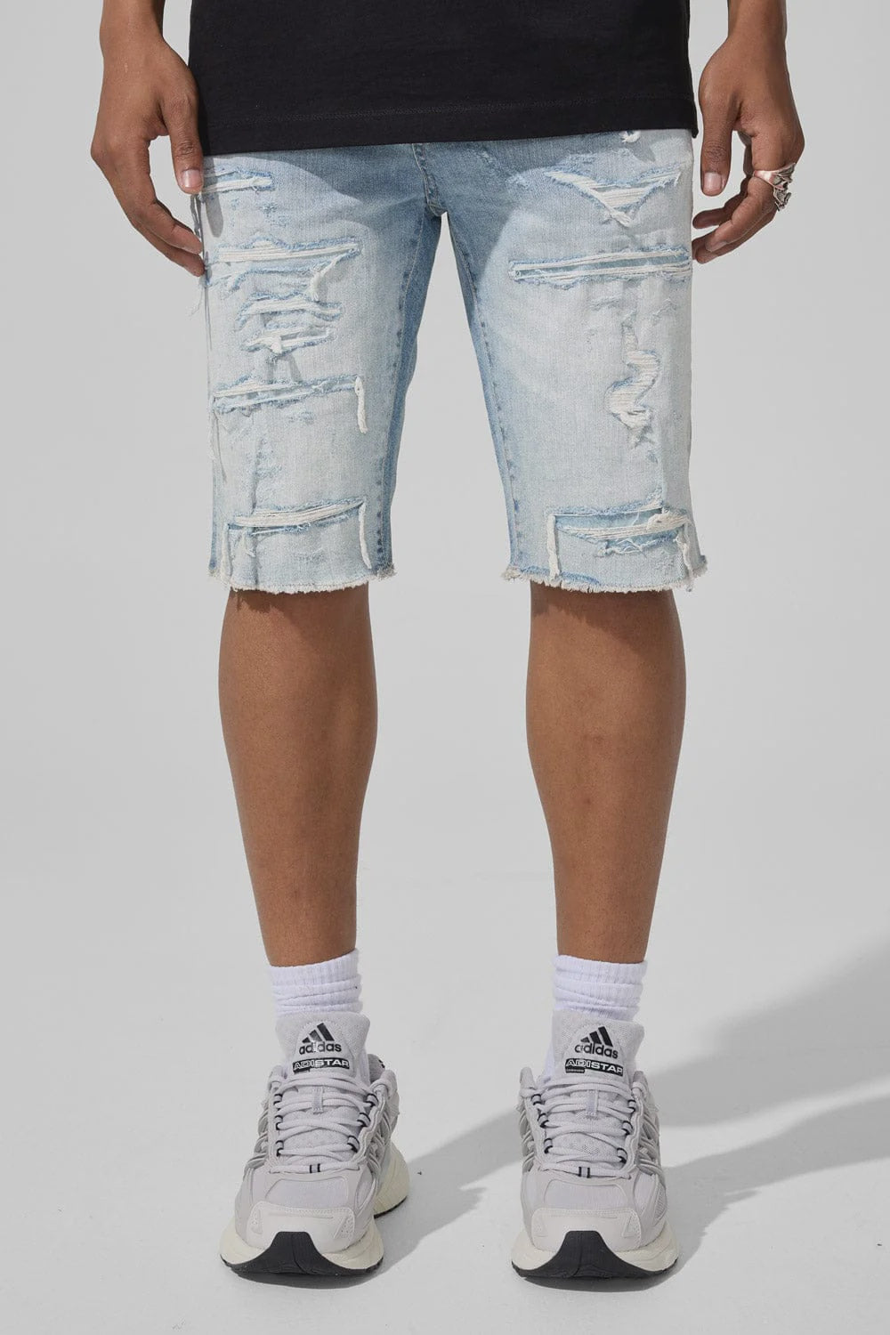 Jordan Craig Arlington Denim Shorts- Sky Blue