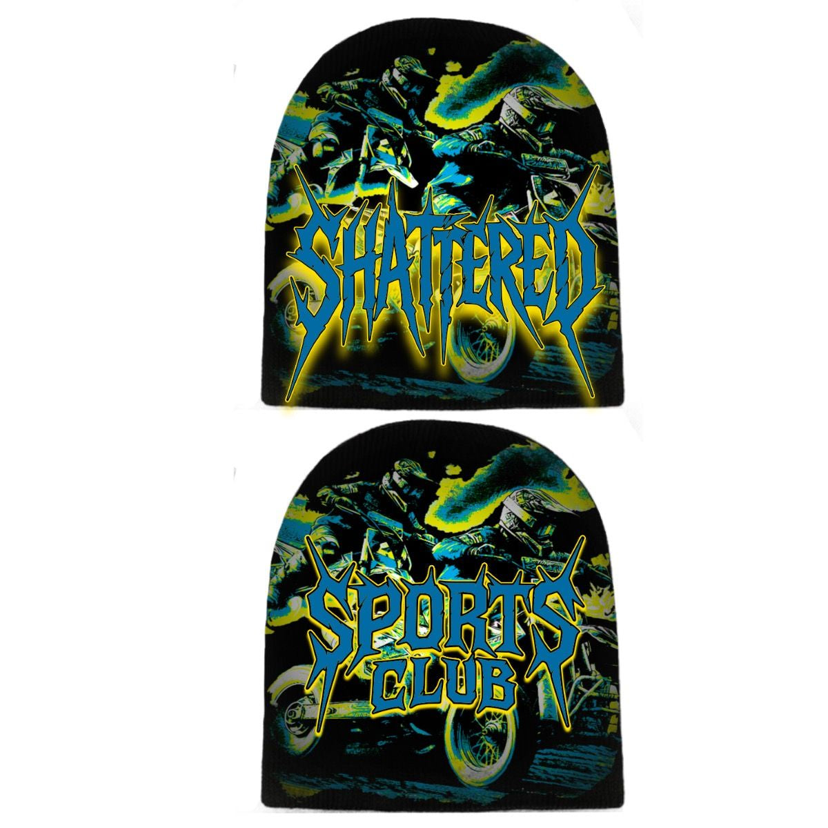 Shattered Sports Club Beanie- Black