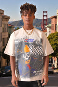 Elite Fast Washed Tee- Cream