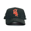 Caps'Fans Sox Cap With Crystals- Black/Orange