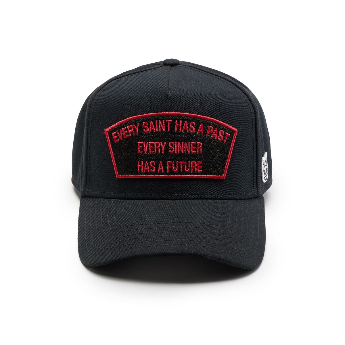 Cult Ever Saint Has A Past-A Frame Snapback Hat- Blk