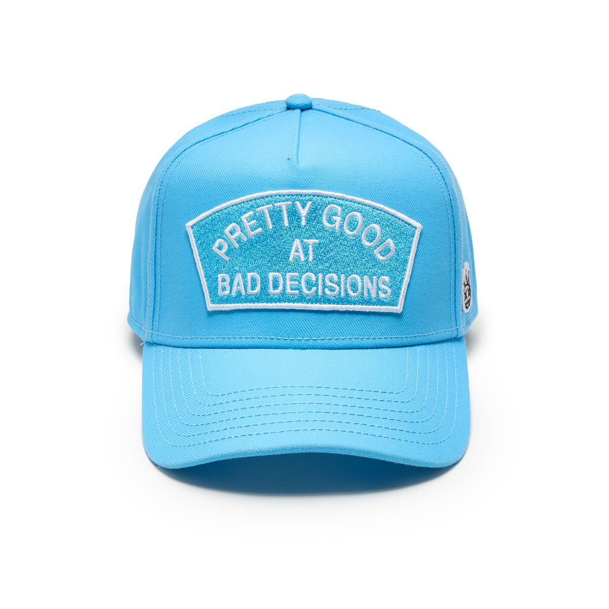 Cult Bad Decisions-A Frame Snapback- Baby Blue