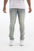 Kindred 'Skull Stud' Skinny Jeans- Blue