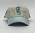 Caps'Fans Sox Cap With Crystals- Beige/Lt Blue