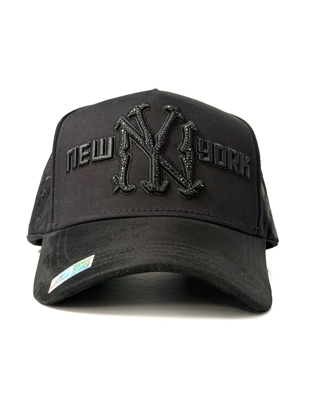 Caps'Fans NY Cap With Crystals- Black