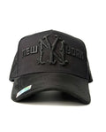 Caps'Fans NY Cap With Crystals- Black