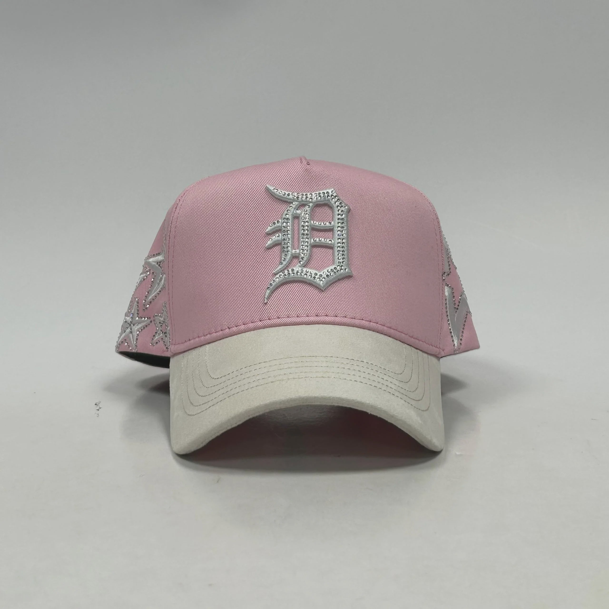 Caps'Fans Detroit Cap- Pink/White/Beige