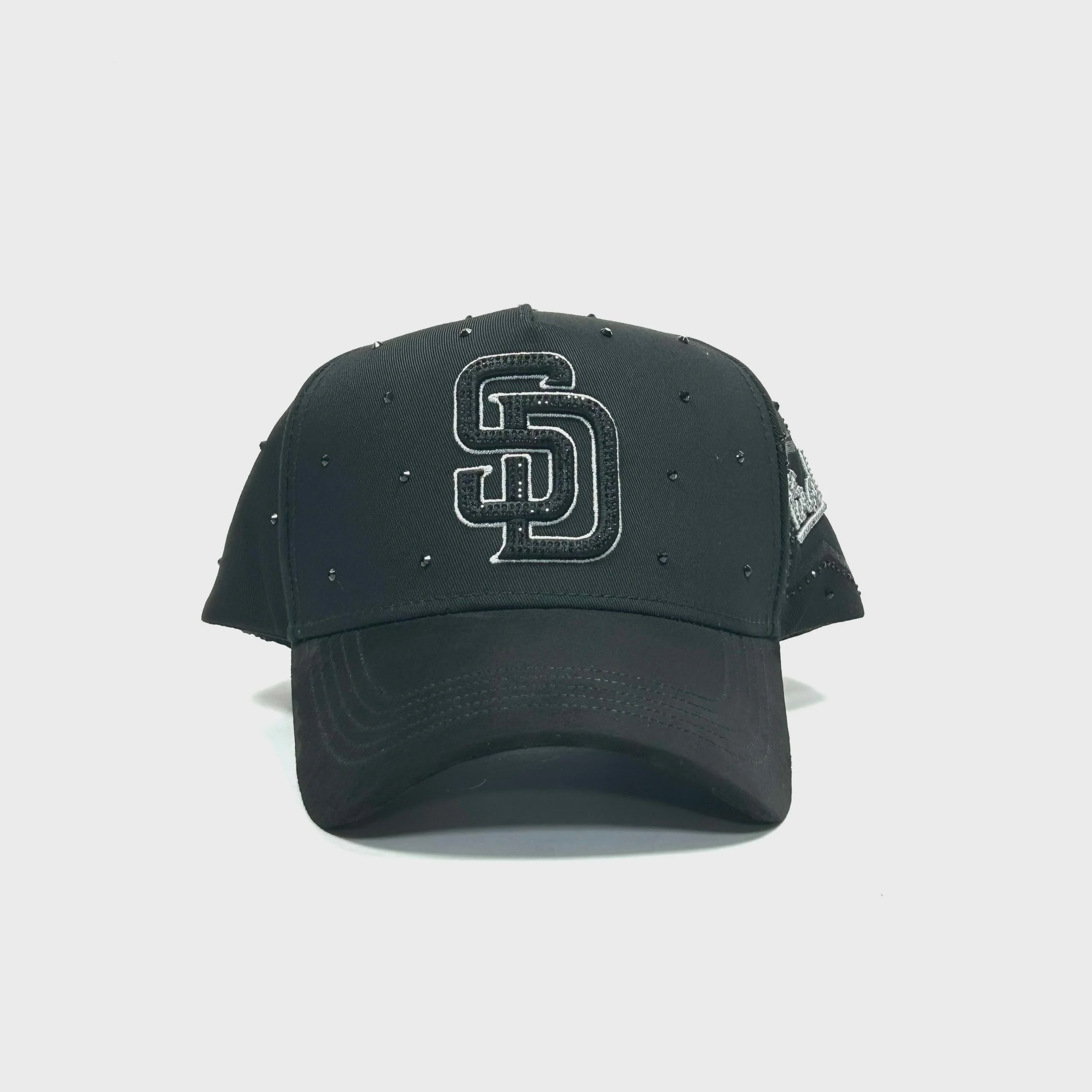 Caps'Fans SD Cap With Crystals- Black