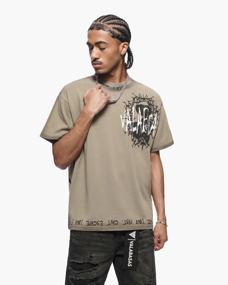 Valabasas 'Escape' T-Shirt- Grey