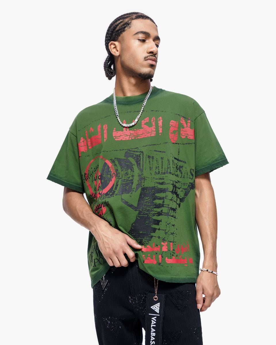 Valabasas 'Weapons' T-Shirt- Green