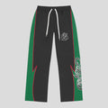 GodSpeed Gt Track Pants- Black/Green/Red