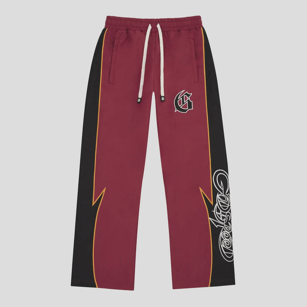 GodSpeed Gt TrackPants- Red Wine