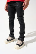 Serenede 'Onyx' Skinny Jeans- Coated Black
