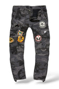 JC Hellfire Cargo Pants- Black Camo