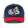 Gas NYC Peach State Hat- Navy/Red
